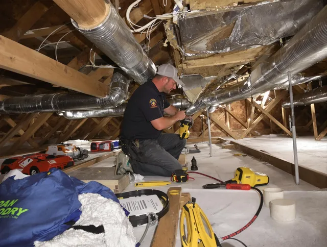 Professional air duct repair by North Smithfield Air Duct Cleaning in North Smithfield