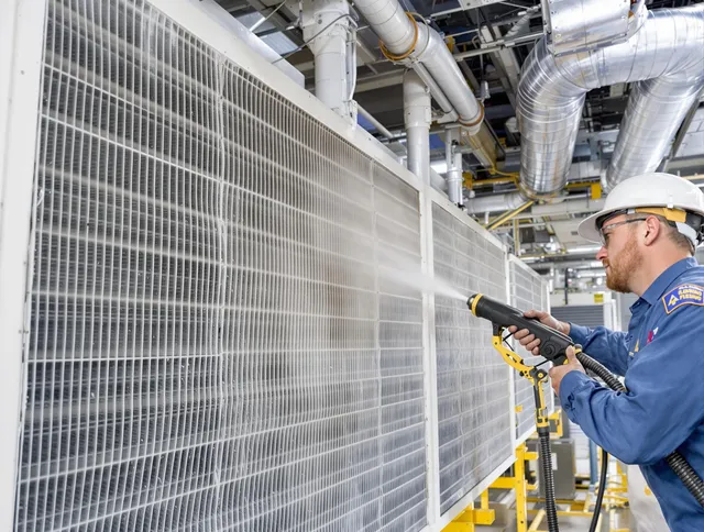 Professional commercial coil cleaning by North Smithfield Air Duct Cleaning in North Smithfield